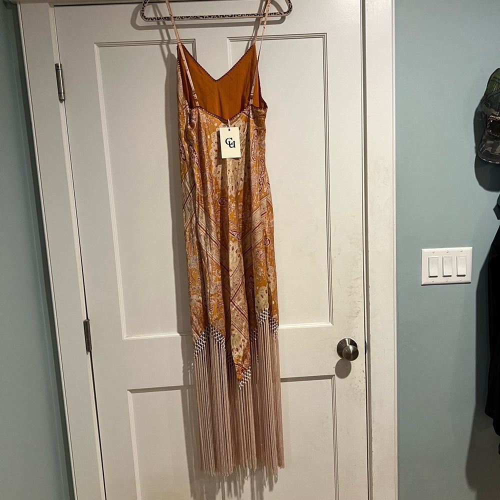 NWT! *RARE Paisley Print Chasing Unicorns Love Me Tonight Slip Dress - Picture 9 of 11